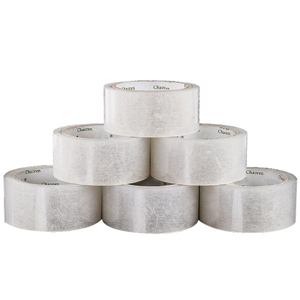Strong Adhesive White Silent Packing Tape , Clear Custom Masking Tape