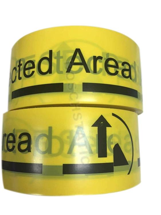 Custom Printed Electric Cable Warning Tape , PE Underground Detectable Tape