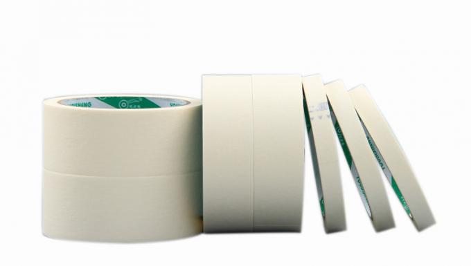 Custom Printed Colored Masking Tape White Silicone Adhesive 3M Length