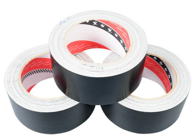Black Duct Tape Waterproof , Heat Resistant Duct Tape Custom 70 Mesh