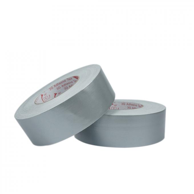 Silver Water Resistant Duct Tape For Oil / Water Pipe 5-100m Length