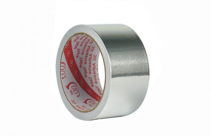 Reinforced Heat Resistant Foil Tape For Fefrigerator Wind Pipe Sliver Color
