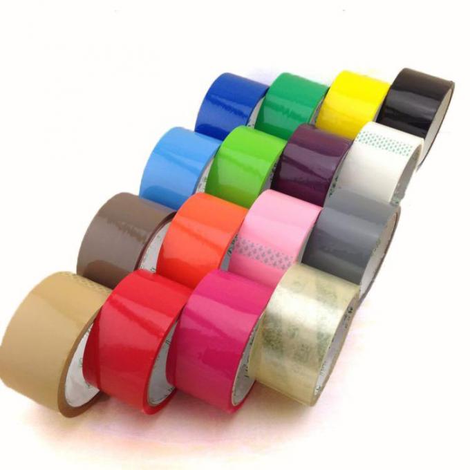80m Personalised Colored Packaging Tape Customized Acrylic Adhesive