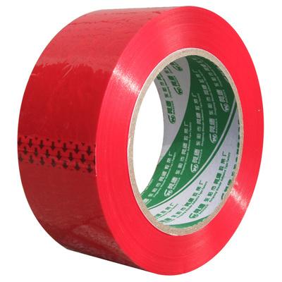Red Cargo Wrapping BOPP Adhesive Tape Biaxially Oriented Polypropylene Packaging Tape