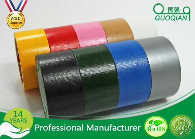 High Adhesion Printed Cloth Duct Tape Heavy Duty Reinforced 48mm X 9.14m