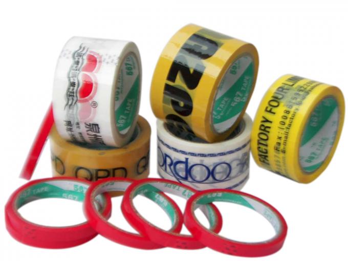 Water Based Popular Custom Printed Packing Tape OPP With Strong Adhesive Glue