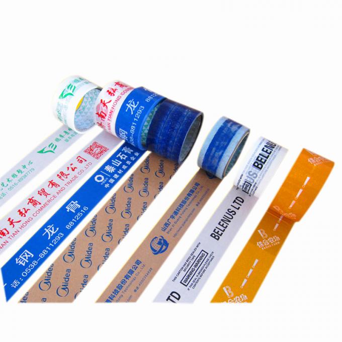 Colorful BOPP Packing Tape Logo Printed Caton Sealing Tape For Daily , Industry