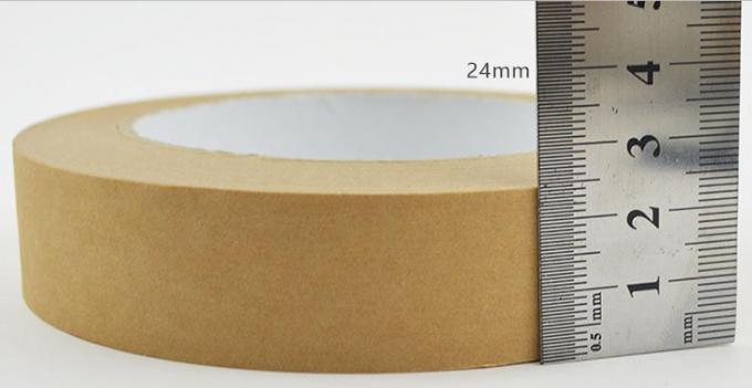 Custom Waterproof Fiber Reinforced Kraft Paper Tape For Box Making