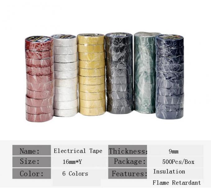 Waterproof PVC Electrical Tape For Electric Cable Insulation,Car Cabling