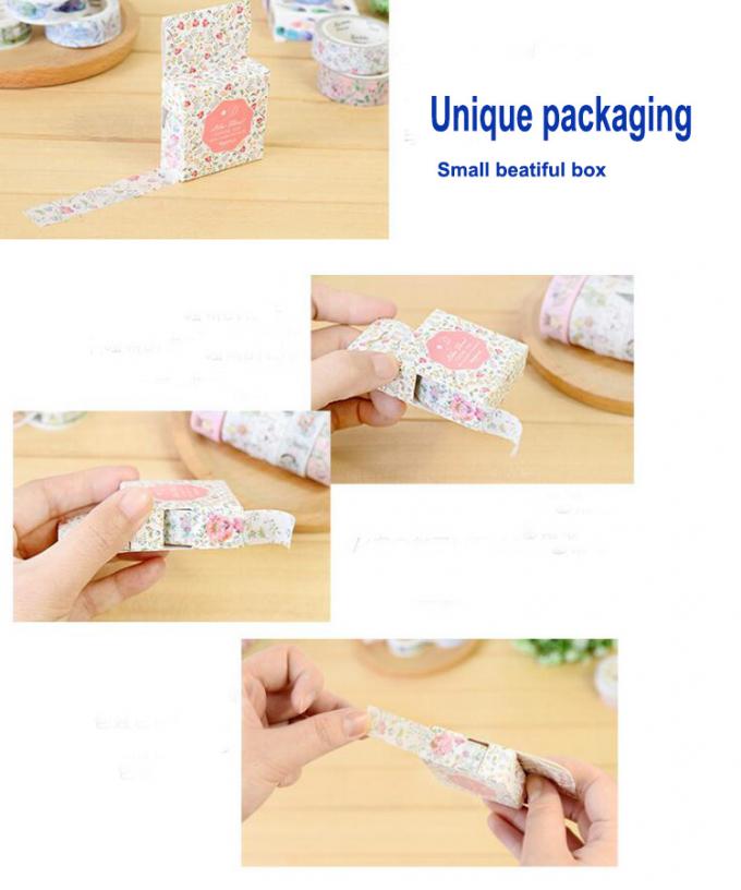 DIY Decorative Sticky Washi Masking Tape For DIY Craft Scrapbooking