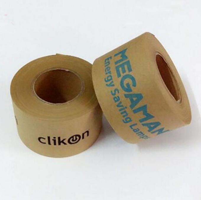 Environmental Reinforcement Kraft Paper Tape For Sealing / Packaging