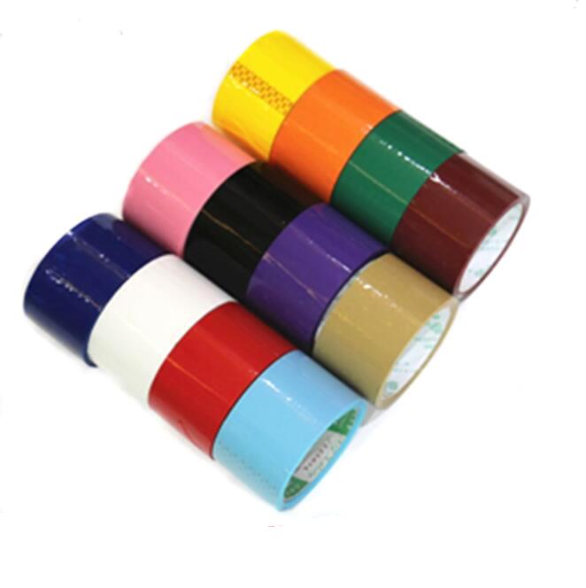 Professional Strong Adhesive Parcel Coloured Packaging Tape 48mm X 66m