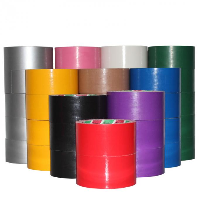 Waterproof Cloth Easy Tear Economy Colored Heat Resistant Duct Tape 10M X 50mm