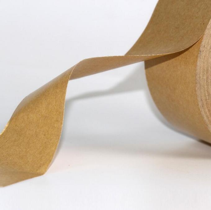 Automatic Adhesive Custom Printed Kraft Paper Tape For Packing / Wrapping