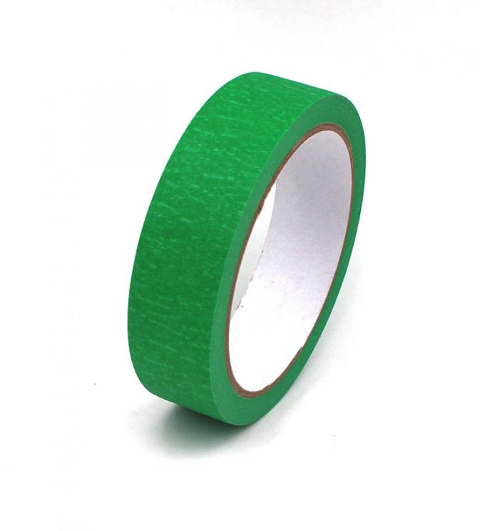 Green Crepe Paper Easy Release Painters Color Masking Tape 60 Yds Length X 1" Width