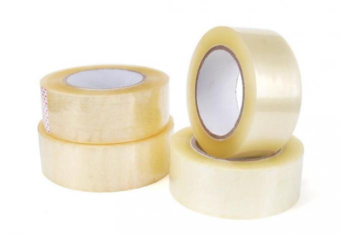 Clear Shipping Storage Box BOPP Sealing Tape Single Sided ISO SGS