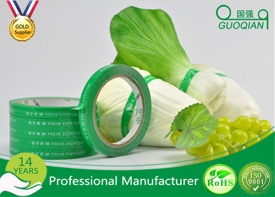 China Waterproof Printed Carton Sealing Tape , Food Grade Custom Printed Duct Tape For Vegetable supplier