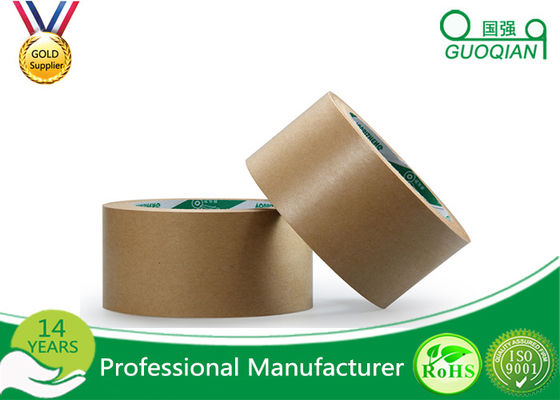 China Water Activated Kraft Paper Tape Single Side Pressure-Sensitive Adhesive supplier
