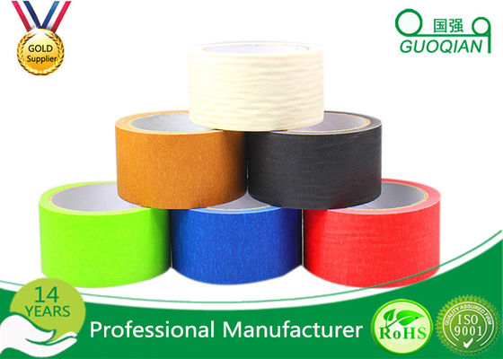China Multi Colored  Masking Tape Adhesive , Natural Rubber Tape 36mm X 55m supplier