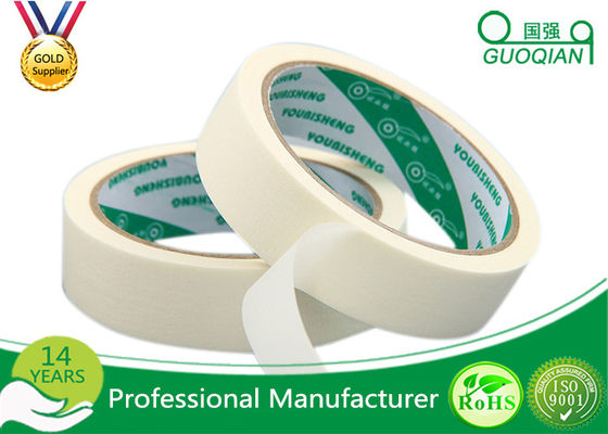 China White Paint Colored Masking Tape With High Temperature Silicone supplier