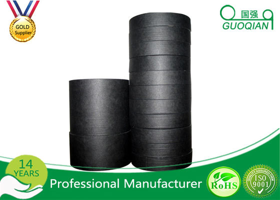 China 75mm x 33m Custom Black Colored Masking Tape For Industrial Utility supplier