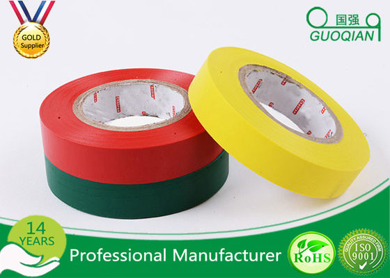China Multi Colored PVC Electrical Tape Heat Resistant Acrylic Adesive supplier
