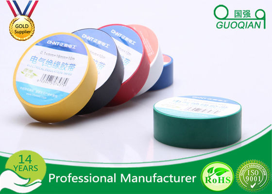 China Colored Pvc Electrical Insulation Tape Single Side Environmental Protection supplier