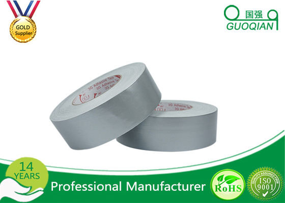 China Silver Water Resistant Duct Tape For Oil / Water Pipe 5-100m Length supplier
