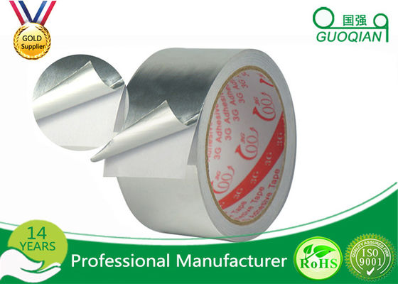 China Reinforced Aluminum Foil Tape 3.3mils Single Side Aluminum Tape Heat Resistance supplier