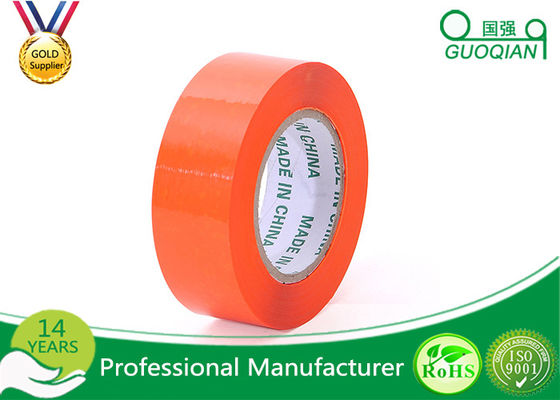 China Customized Bopp Coloured Packaging Tape For Carton Sealing Orange Packing Tape supplier
