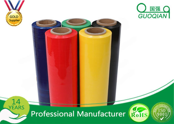 China Custom Colored Stretch Wrap Film Jumbo Roll Fro Pallet Wrapping supplier
