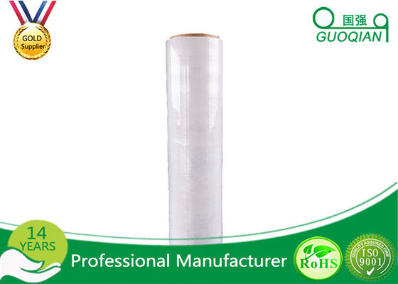 China Cast LLDPE Stretch Wrapping Film / Polyethylene PlasticShrink Stretch Film Jumbo Roll supplier