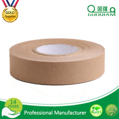 China Water Activated Gummed Brown Paper Tape Kraft Paper Self Adhesive For Masking supplier