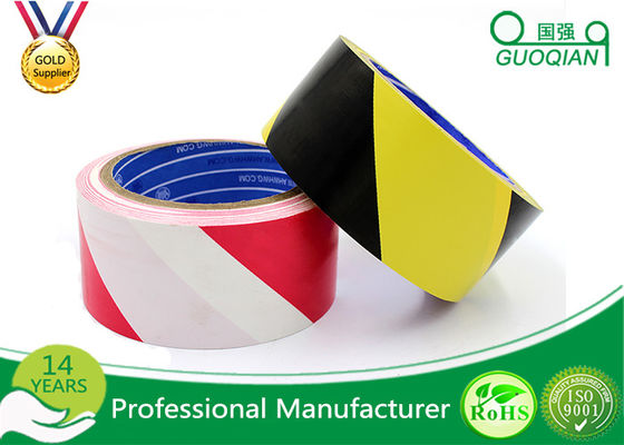 China Underground Cable Electrical Warning Tape Red And White Striped , Safety Detectable supplier