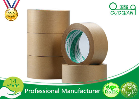 China Self Adhesive Kraft Paper Tape Acrylic Adhesive For Carton Sealing , 1020mmx2000m supplier