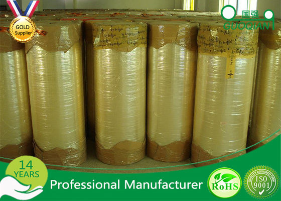 China 1280mm Transparent Bopp Jumbo Tape Single Sided For Auto - Packing Machine supplier