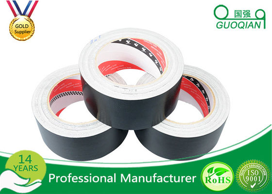 China BLACK 2&quot; x 60y Waterproof Gaffer Cloth Duct Tape  / Heavy Duty Strong Gaffer Tape supplier