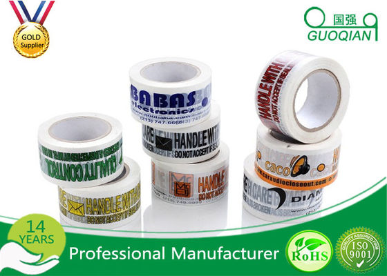 China Advertisement Printed Packing Tape Bopp Self Adhesive Tape With Company Logo supplier