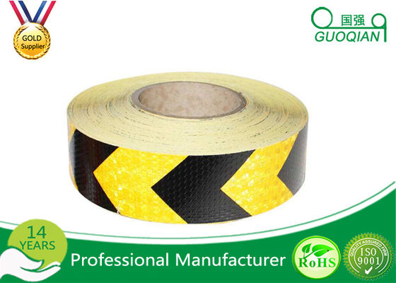 China 5 CM x 25 M Reflective Safety PE Warning Tape Sticker Roll Film for Trailer / Camper supplier
