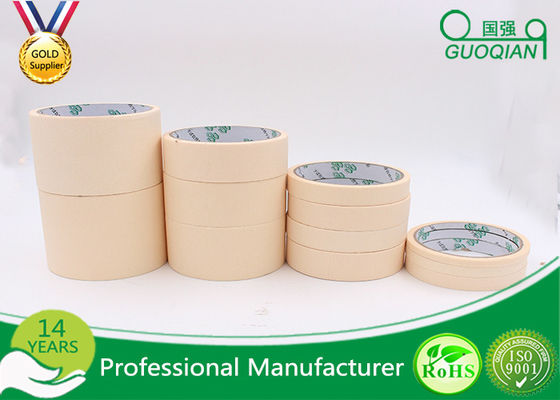 China Automotive High Temperature Paint Colored  Masking Tape with Natural Rubber Adhesive supplier