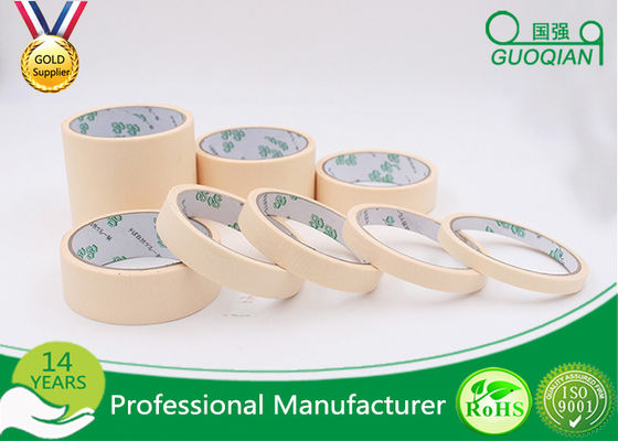 China 140 Mic Normal Color Crepe Automotive Masking Tape Adhesive 48mm*50m supplier