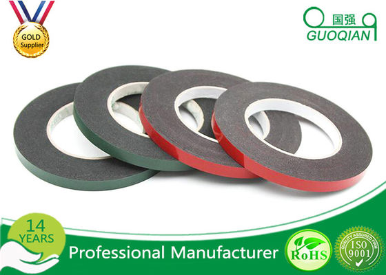 China Black PE Foam Coated Double Side Tape With Solvent Acrylic Adhesive 0.8mm / 1mm / 2mm supplier