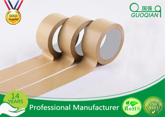 China Automatic Adhesive Custom Printed Kraft Paper Tape For Packing / Wrapping supplier