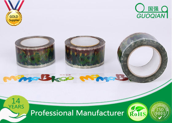 China Personalized Logo Name Parcel Printed Packaging Tape For Security Shipping Carton Seal supplier
