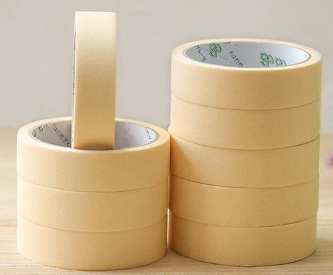 China Custom Car Colored Masking Tape Decoration Heat Resistant Without Liner 30m 48m 50m supplier