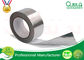 High Heat Aluminum Foil Tape With Adhesive Sliver / White Color supplier