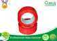 Red Cargo Wrapping BOPP Adhesive Tape Biaxially Oriented Polypropylene Packaging Tape supplier
