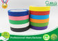 1&quot; x 60 Yards Crepe Paper Colored Masking Tape Set For Walls , Scrapbook supplier