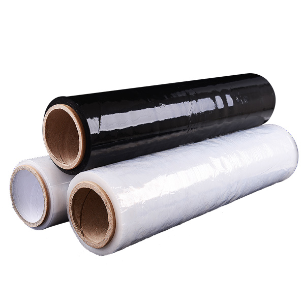 Custom Stretch Black Pallet Wrap Film 1-100mic Thickness For Food / Glass Package