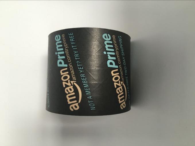 Custom Printing Black Flood Coat Kraft Packaging Tape With Logo Design 2 Inch Wide